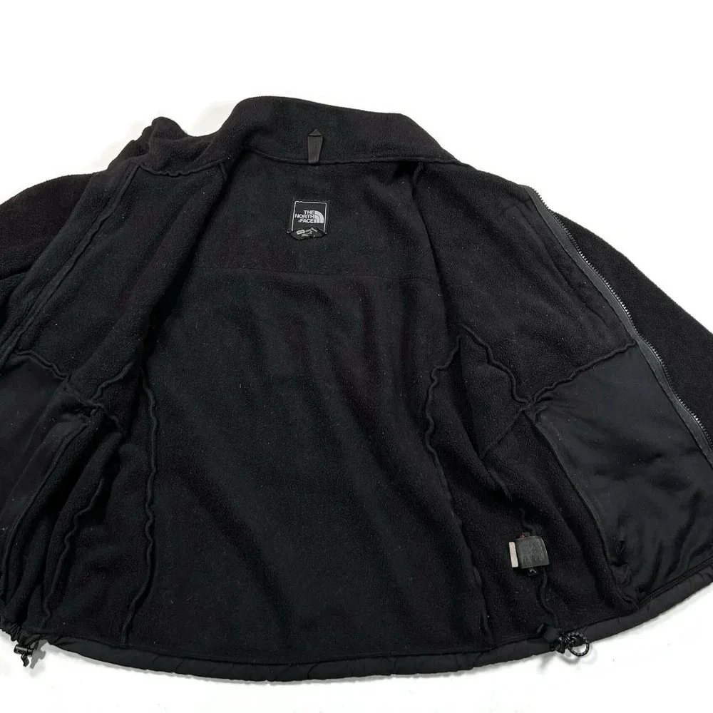 The North‎ Face Denali Jacket Womens Medium Black Full Zip Fleece Polartec